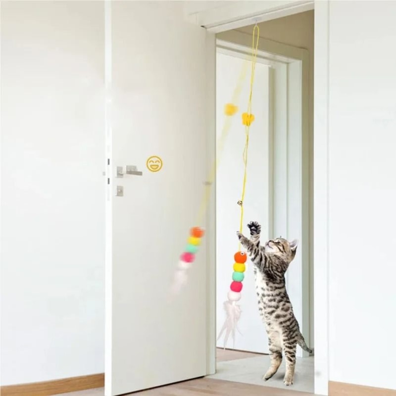 SelfEntertainment Hanging Caterpillar Swing Toy 0