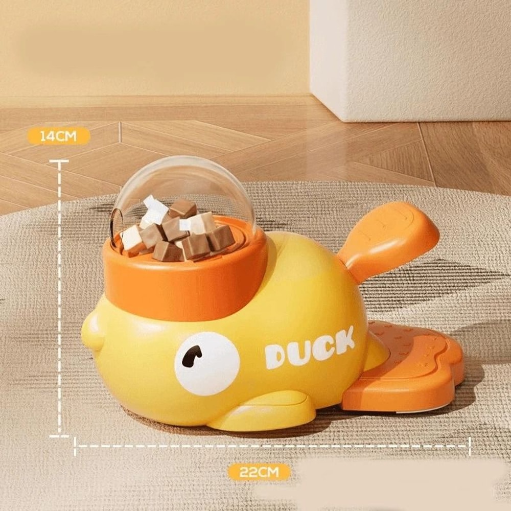 Interactive Little Yellow Duck Treat Dispenser 3
