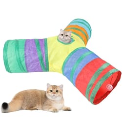 high-durability foldable "crinkle-core" play tunnel