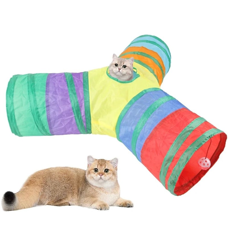 HighDurability Foldable CrinkleCore Play Tunnel 0