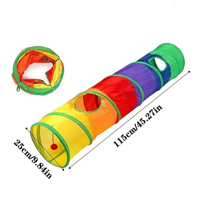 HighDurability Foldable CrinkleCore Play Tunnel 6