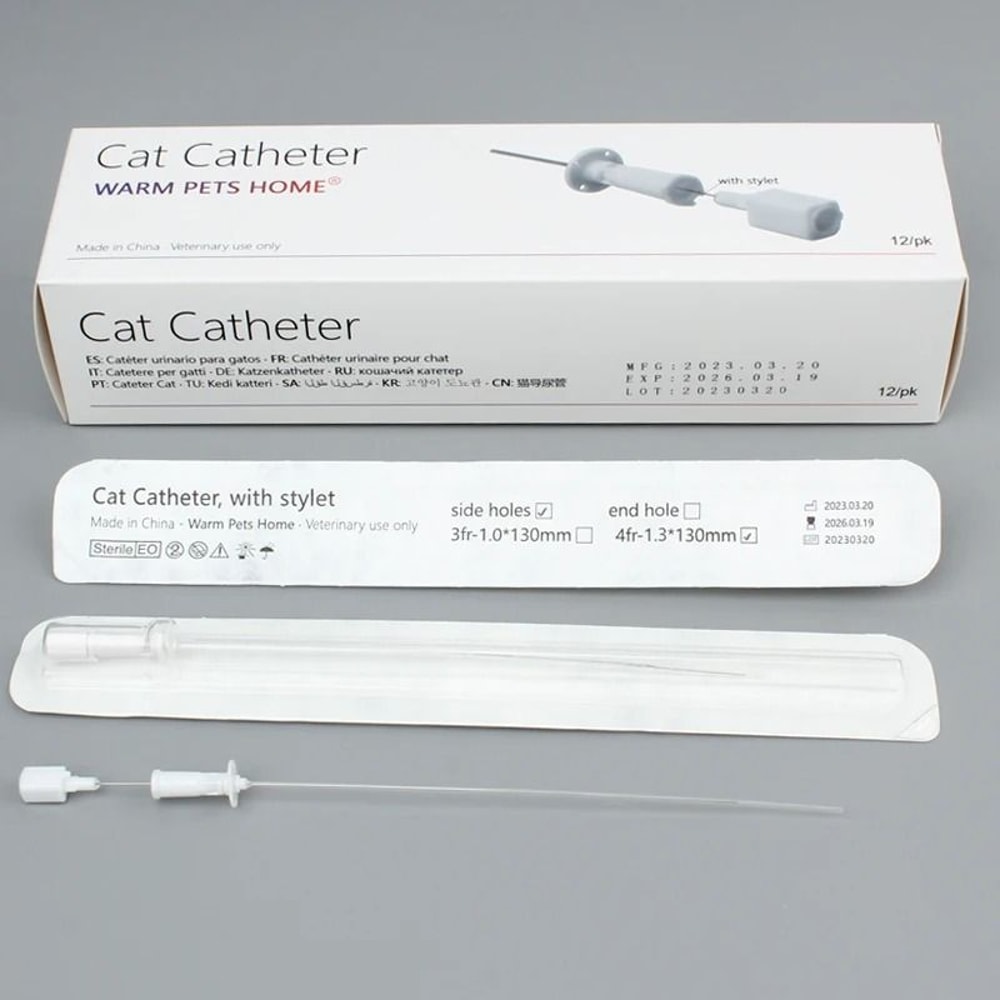 Professional Veterinary Urinary Catheters With Stylet 1