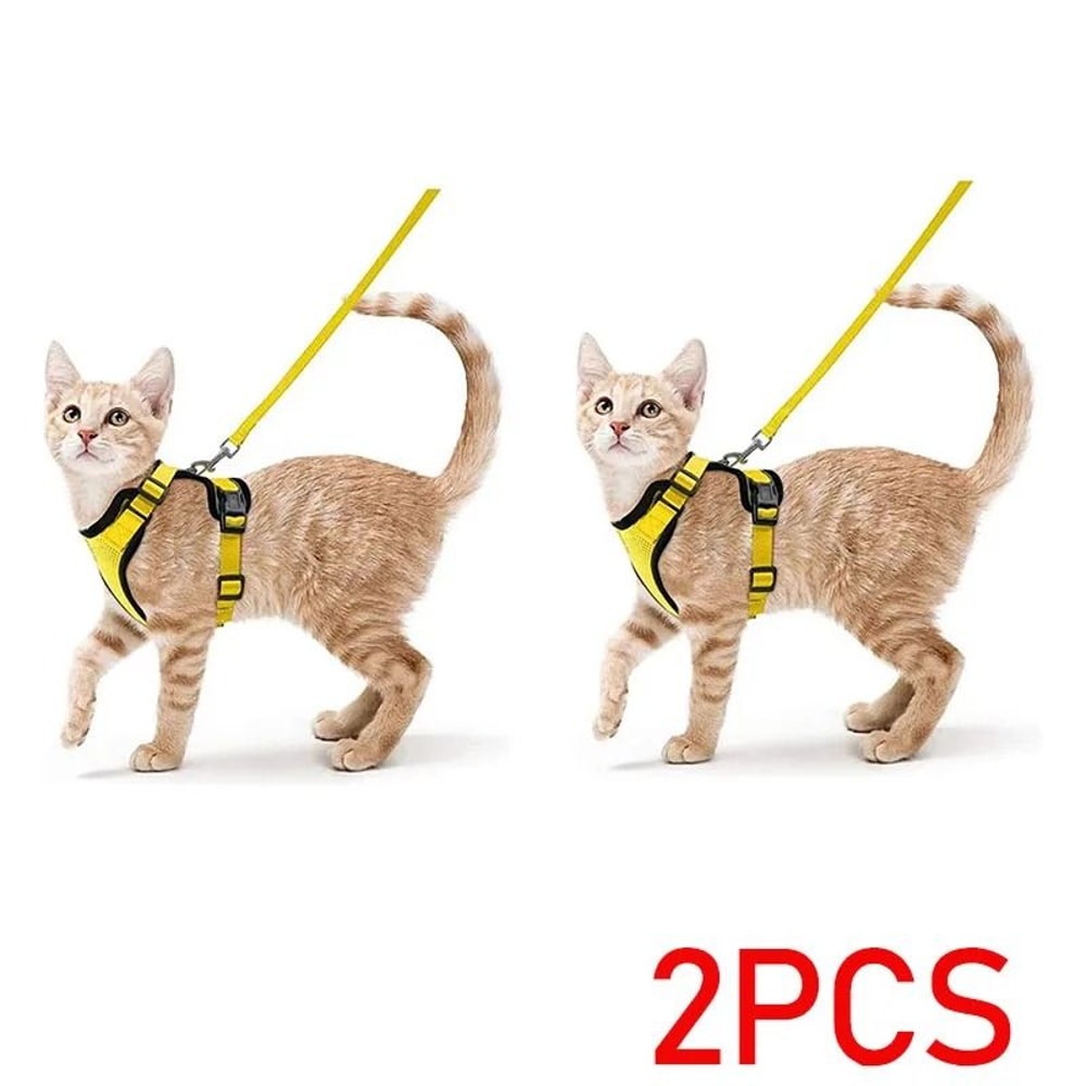 EscapeProof SafeWalk Cat Harness Leash Set 10
