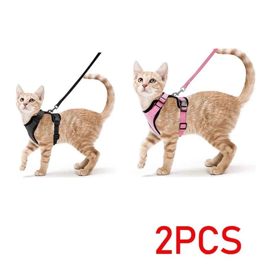 EscapeProof SafeWalk Cat Harness Leash Set 12