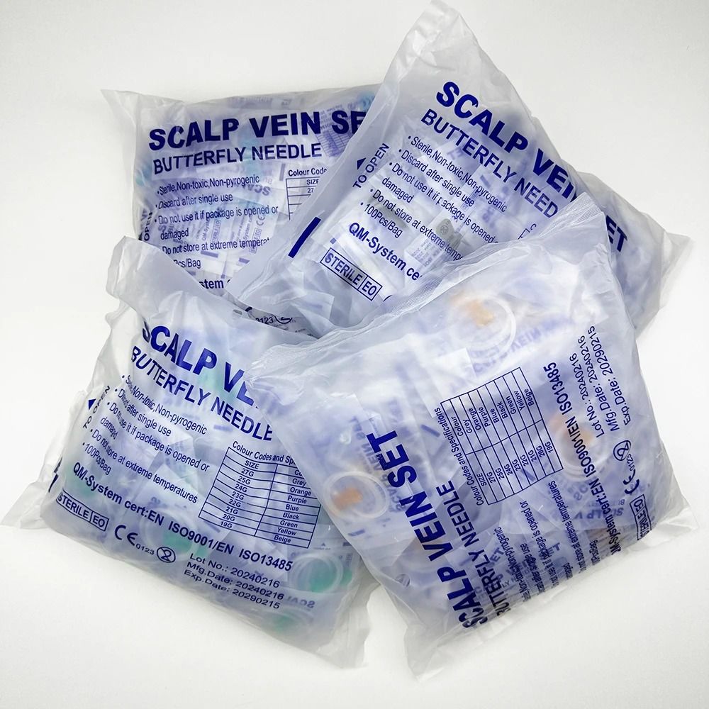 Professional Veterinary Winged Infusion Set 100Pack 0
