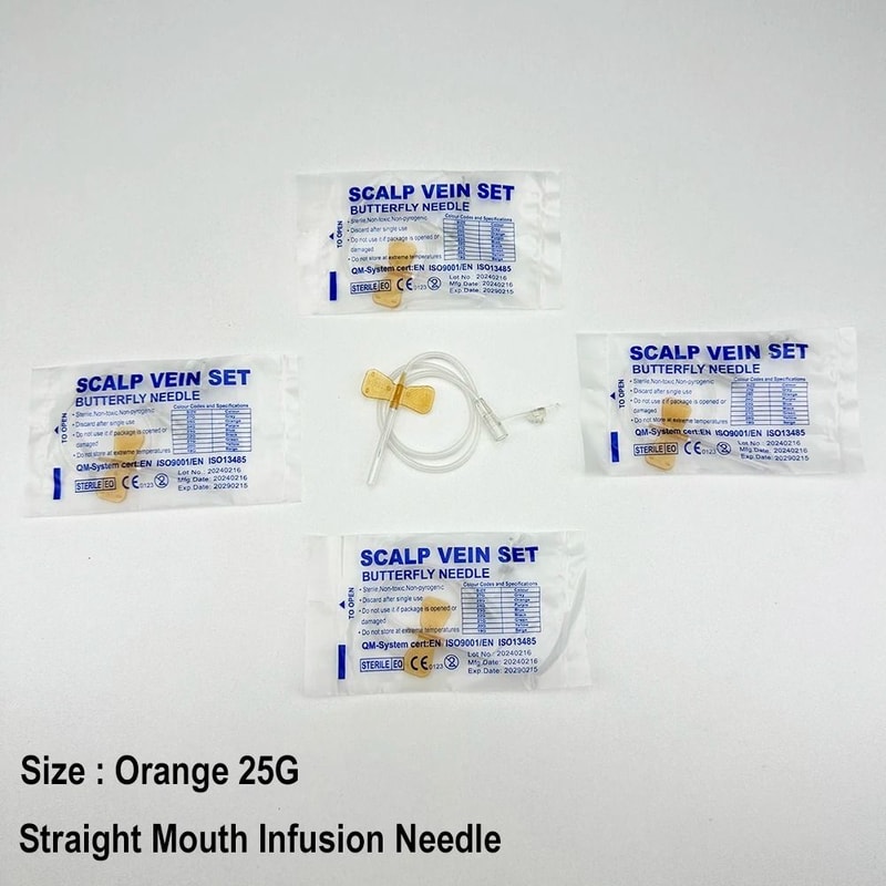 Professional Veterinary Winged Infusion Set 100Pack 4