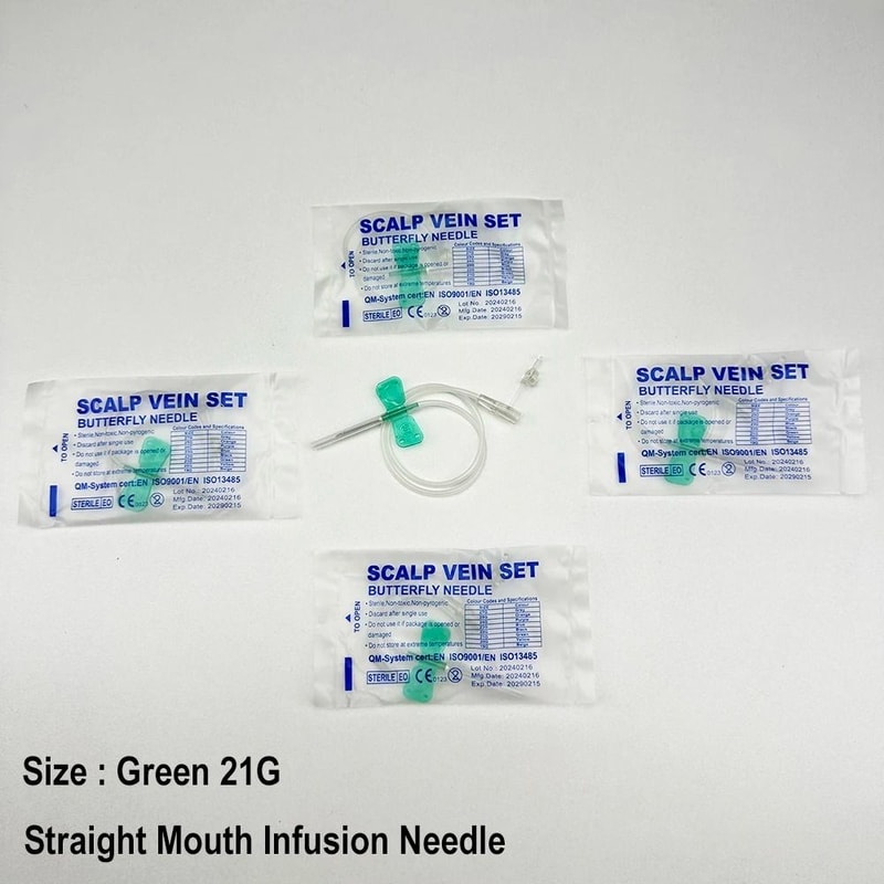 Professional Veterinary Winged Infusion Set 100Pack 5