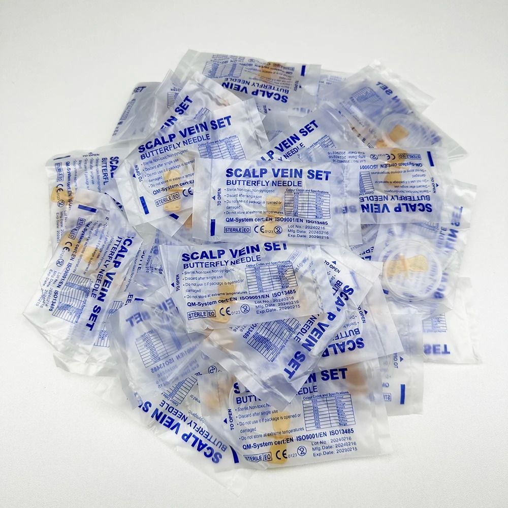Professional Veterinary Winged Infusion Set 100Pack 6
