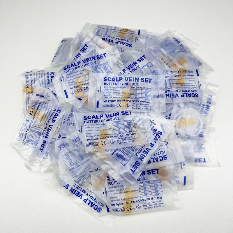Professional Veterinary Winged Infusion Set 100Pack 6
