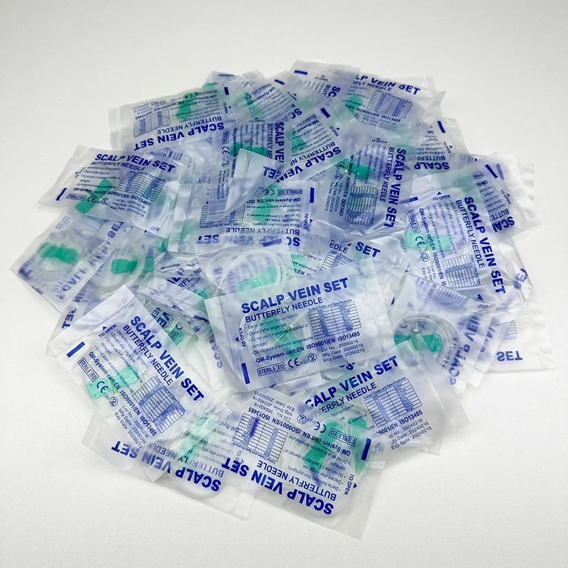 Professional Veterinary Winged Infusion Set 100Pack 7