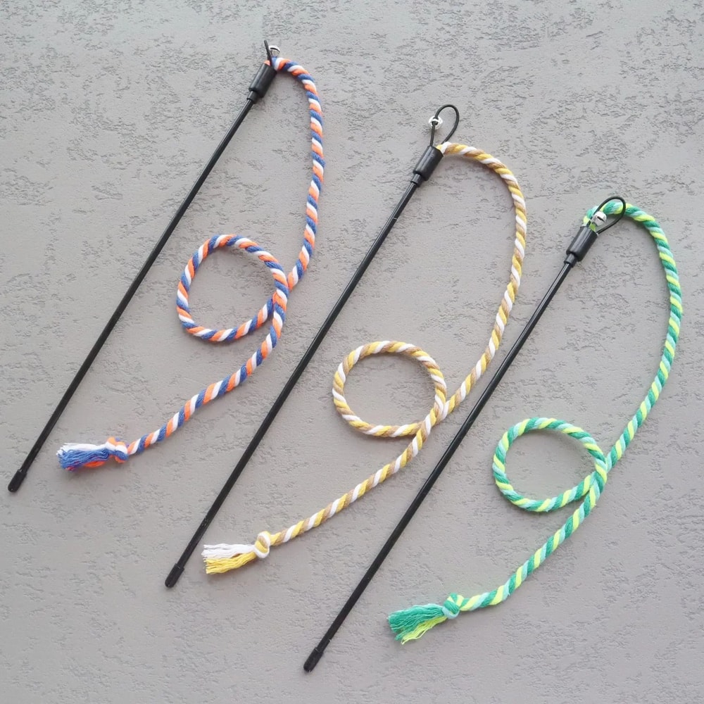 ArtisanCotton Interactive Cat Wand 3Piece Set 6