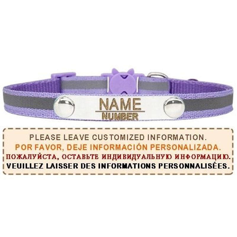 AuraReflective Personalized Safety Collar 10