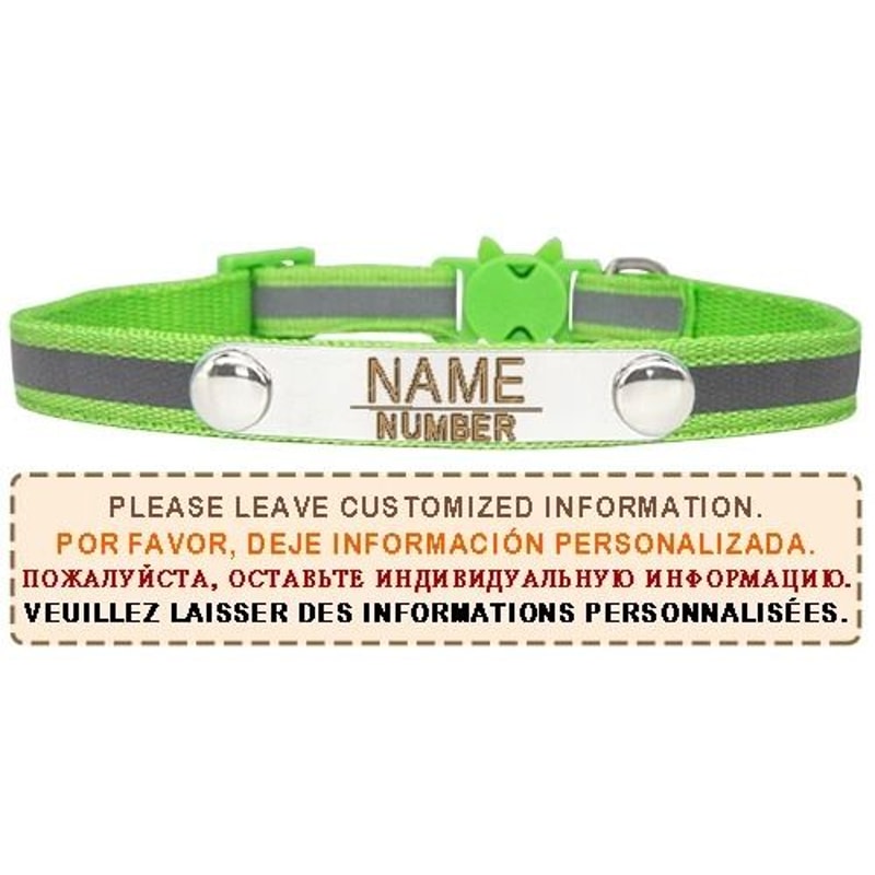 AuraReflective Personalized Safety Collar 14