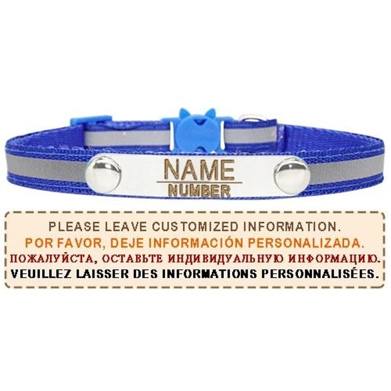 AuraReflective Personalized Safety Collar 15