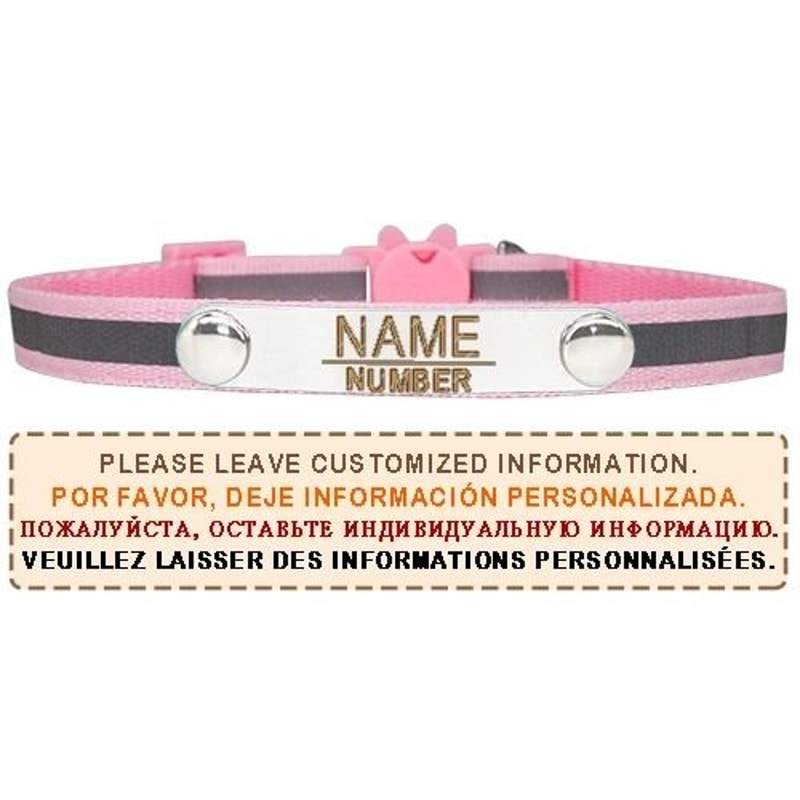 AuraReflective Personalized Safety Collar 8