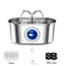 LuminaFlow 32L Stainless Steel Pet Fountain 8