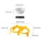 ZenithArch Ceramic Orthopedic Dining Set 4