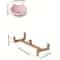 Ceramic Double Bowl Set With Wood Stand 4