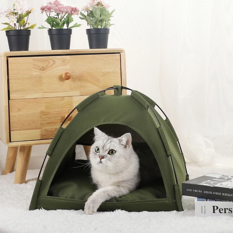 Cozy Cabin Pet Tent 1