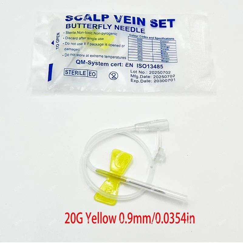 Precision Veterinary Butterfly Needle Set 16
