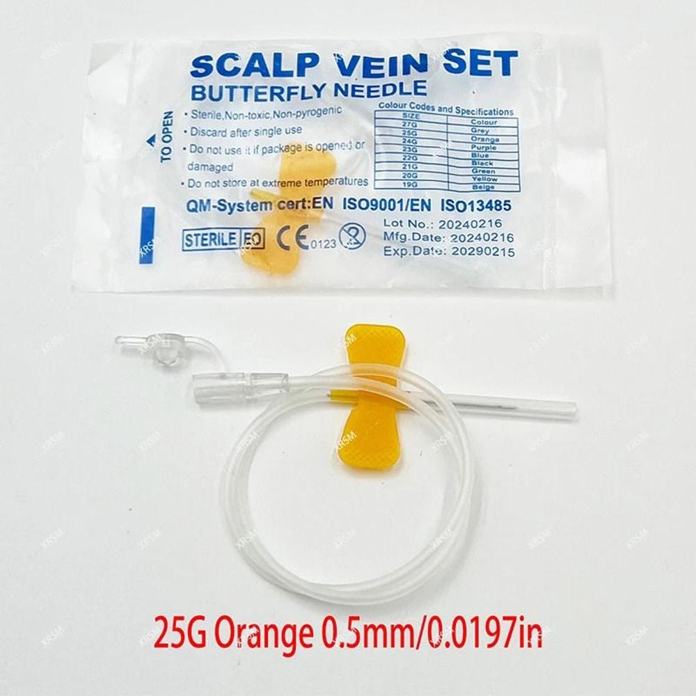 Precision Veterinary Butterfly Needle Set 21