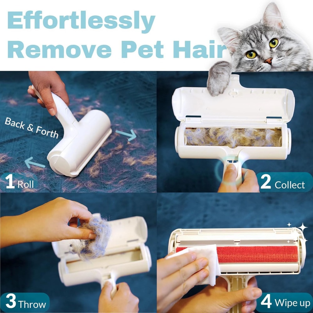 HighEfficiency Reusable Fur Roller 4