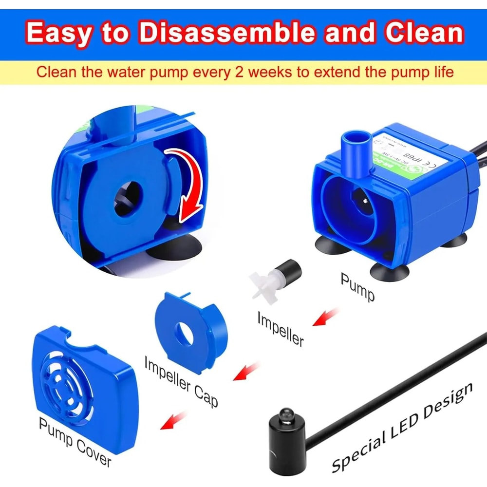 Replacement UltraQuiet LED Pump 4