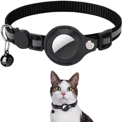 reflective airtag security collar