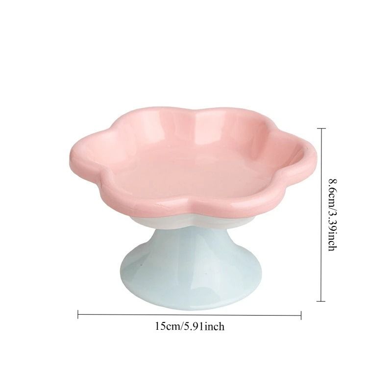 FloralContour Elevated Ceramic Plate 5