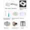 Stainless Steel VisualAperture Hydration Hub 6