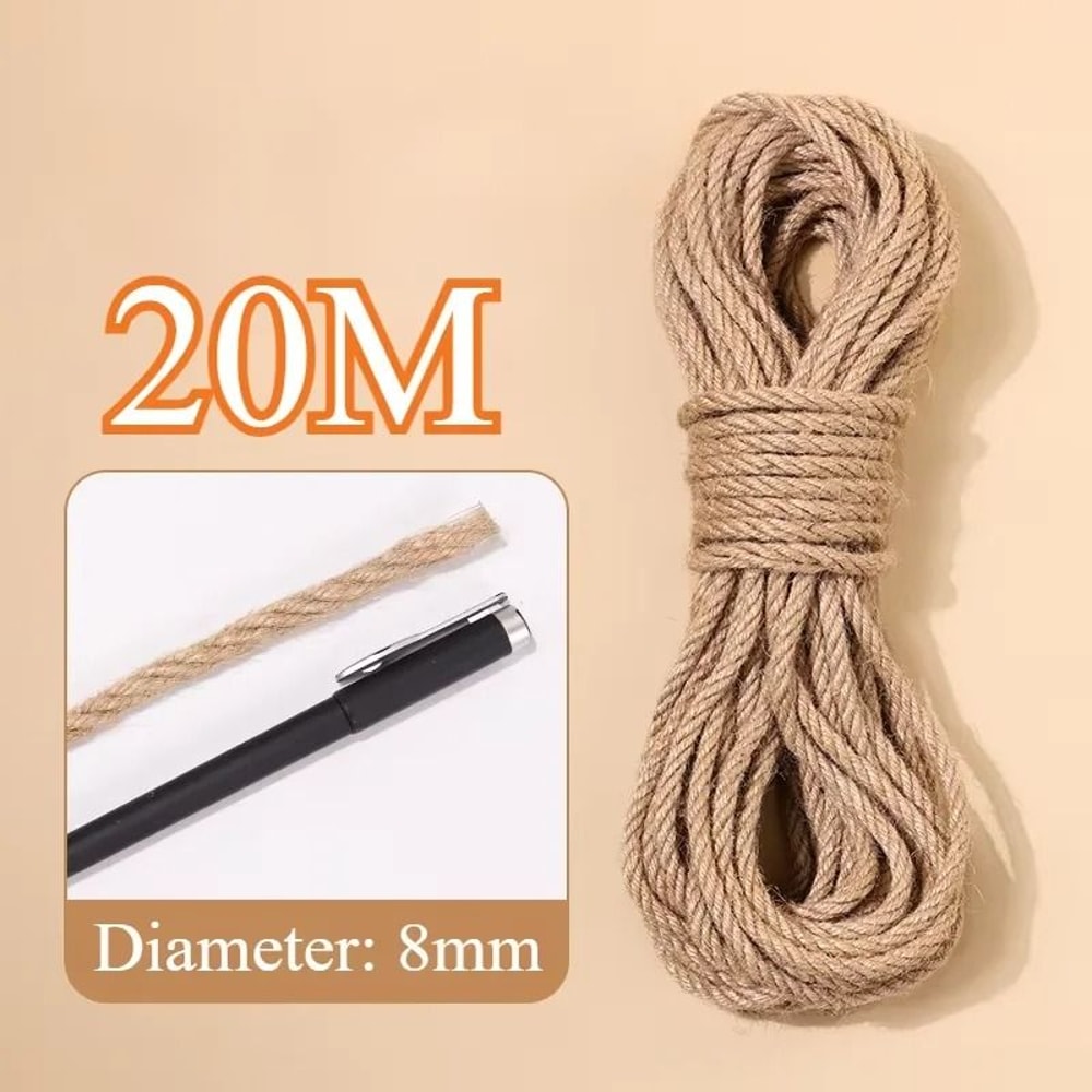 Natural Sisal Replacement Rope For Cat Trees 10