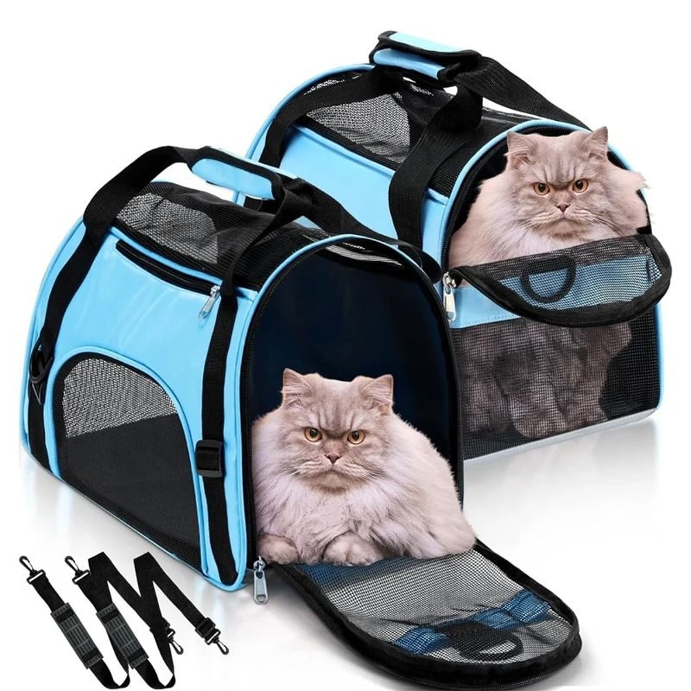 Breathable Mesh Pet Carrier Bag 0