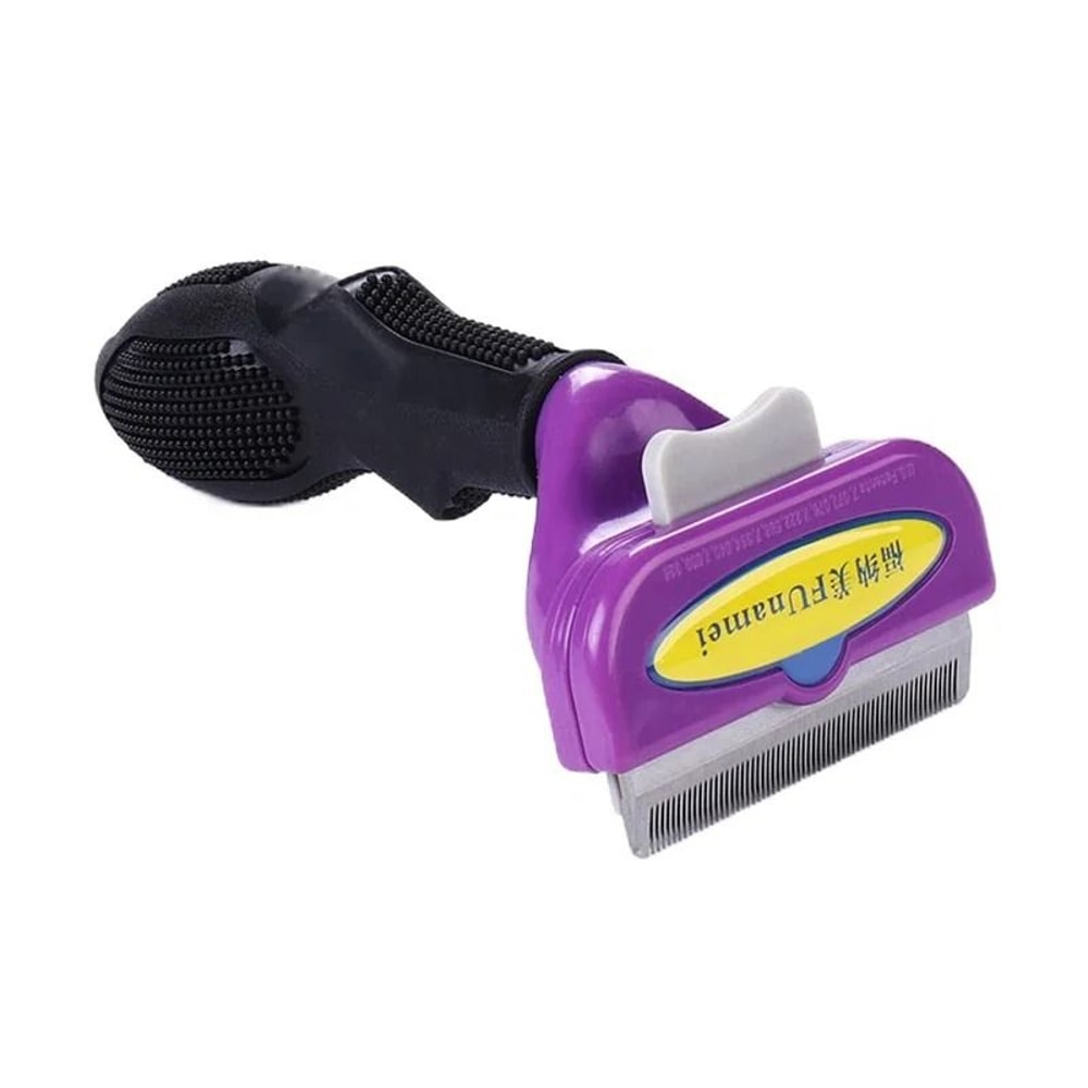 SelfCleaning Pet DeShedding Brush 1