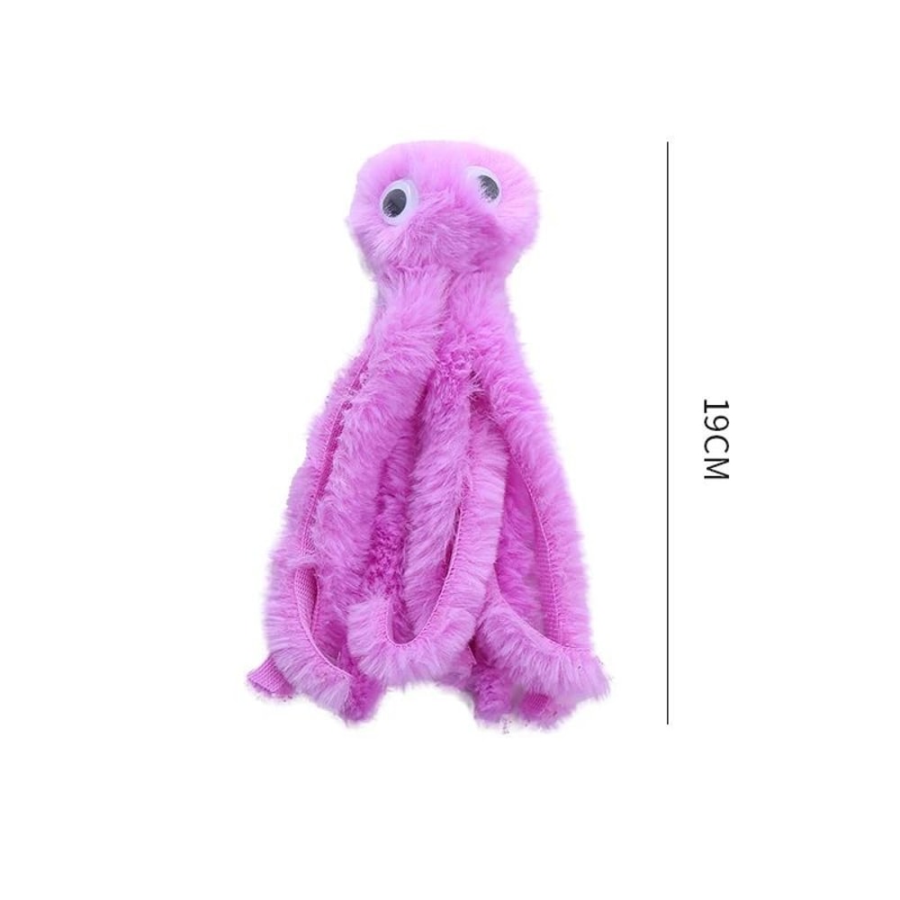 Plush Octopus Interactive Cat Toy 9