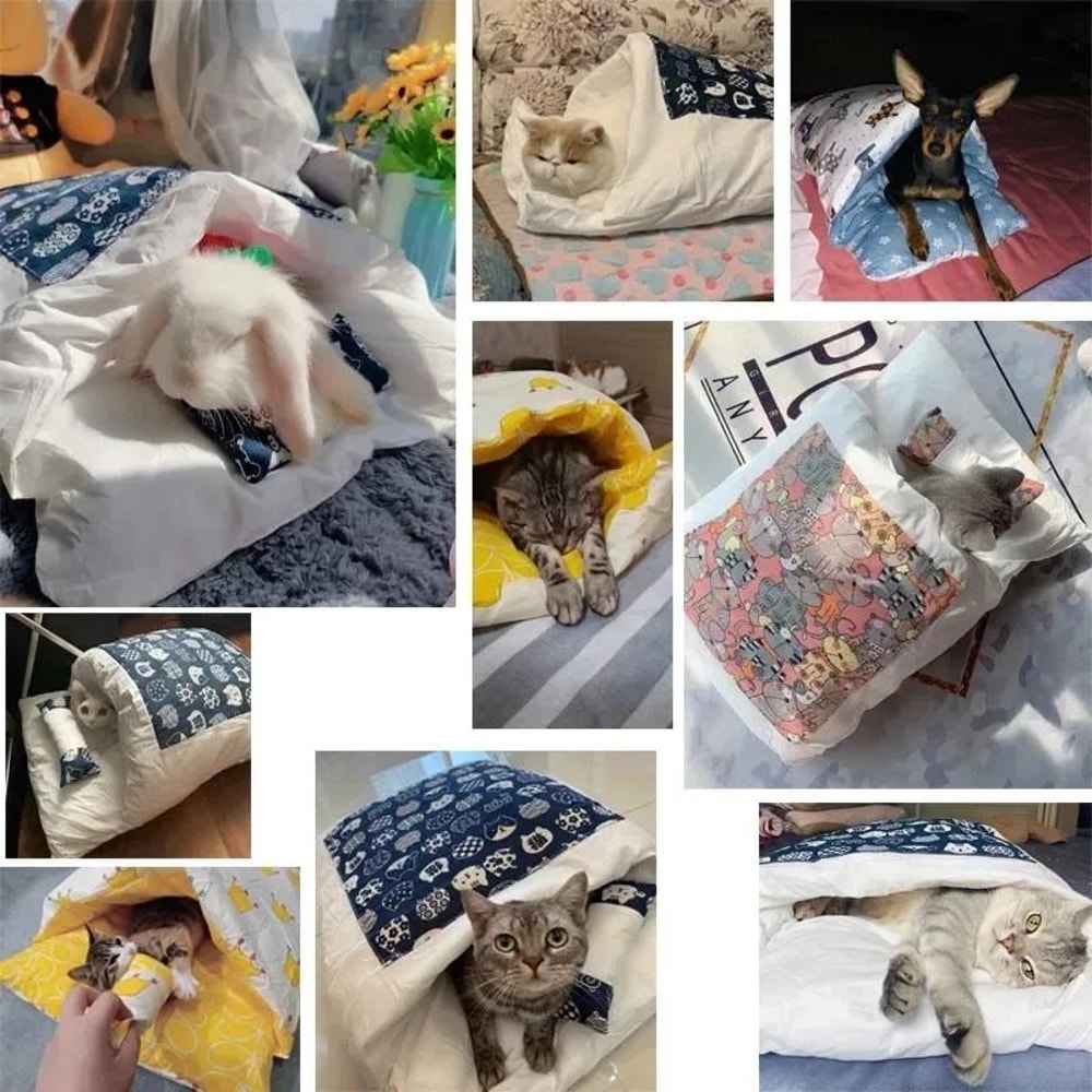 Kawaii JapaneseStyle Cat Sleeping Bag 1