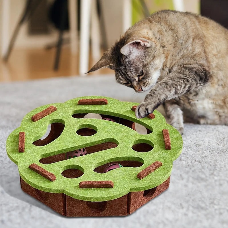Felt Interactive Puzzle Maze Scratcher 2