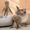 Faux Rabbit Fur Interactive Kicker Toy 0