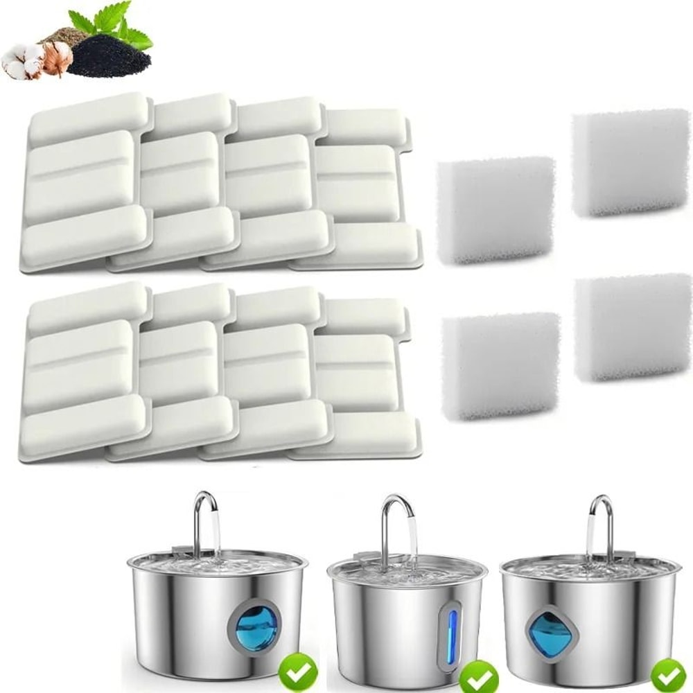 Pet Fountain Filter Sponge Replacement Set 0