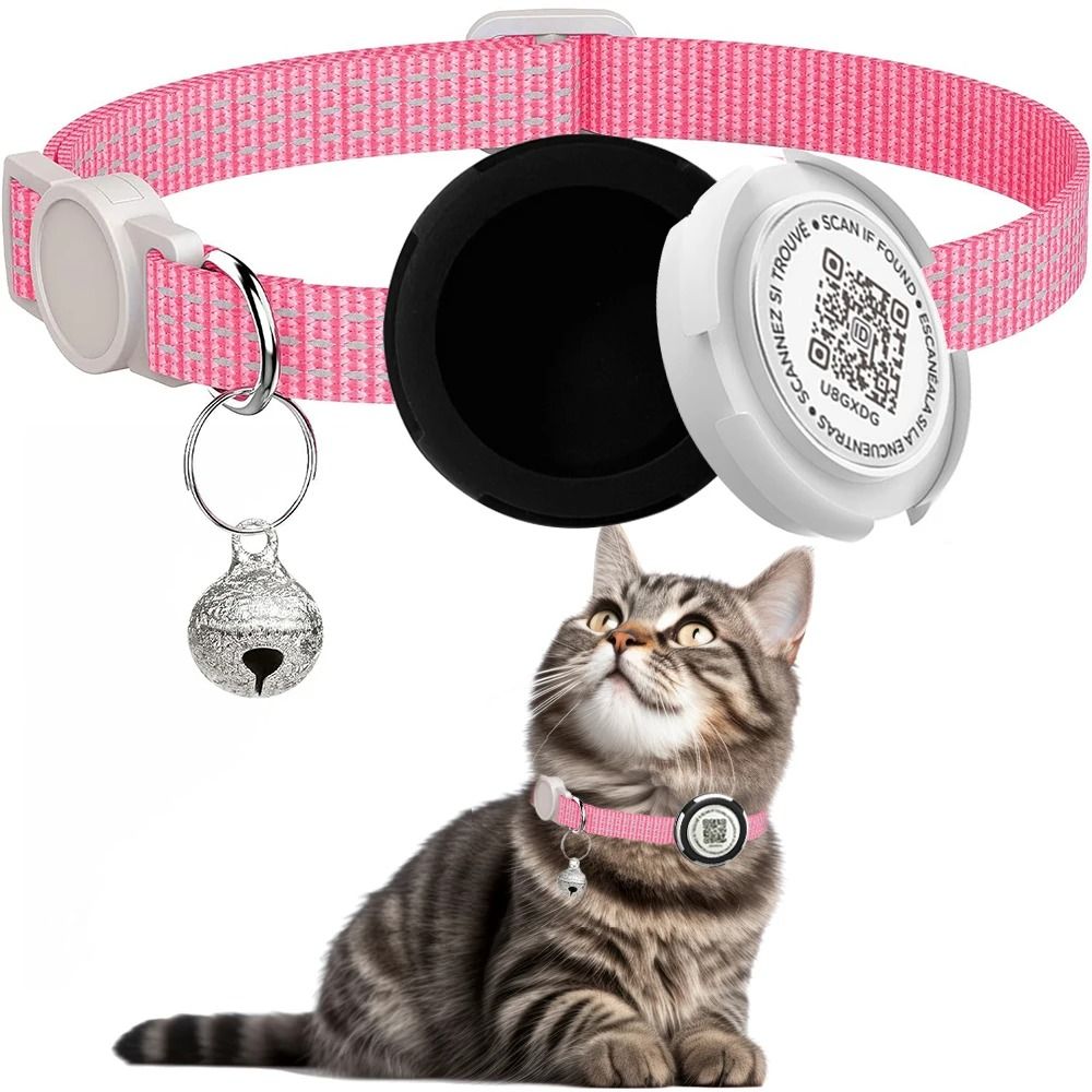 DualProtection AirTag QR ID Reflective Collar 14