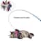 Professional 3Section Telescopic Feather Teaser 2