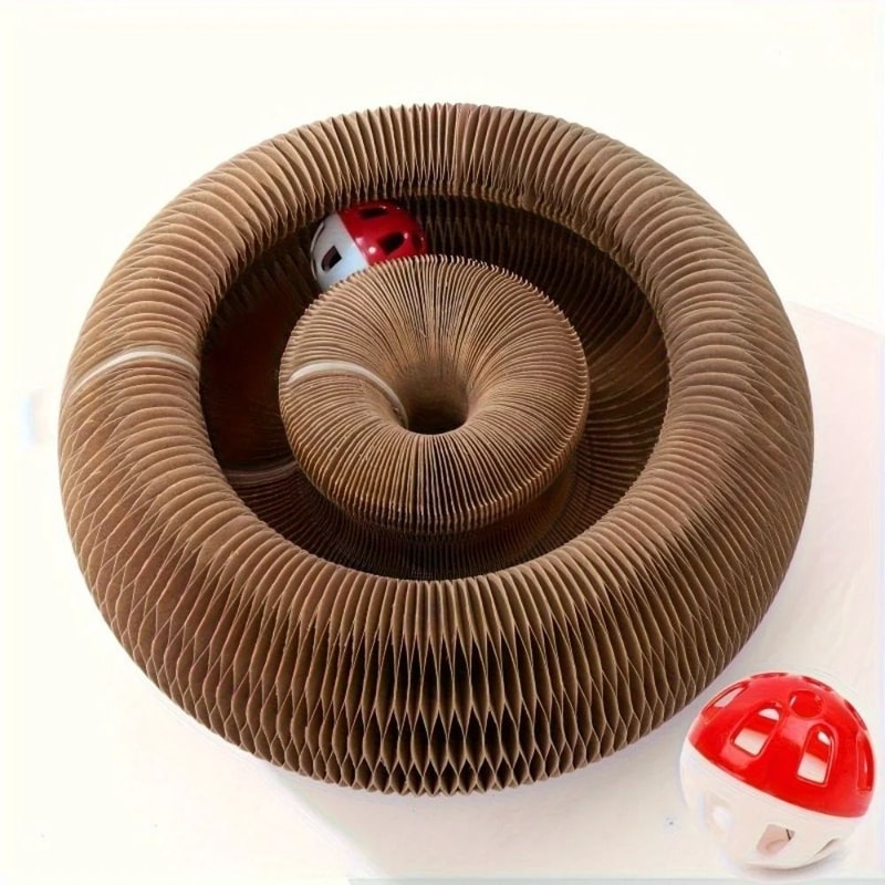 Twistable Accordion Organ Cat Scratcher 0