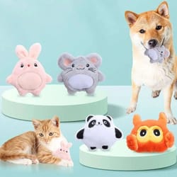 interactive plush animal friend toy