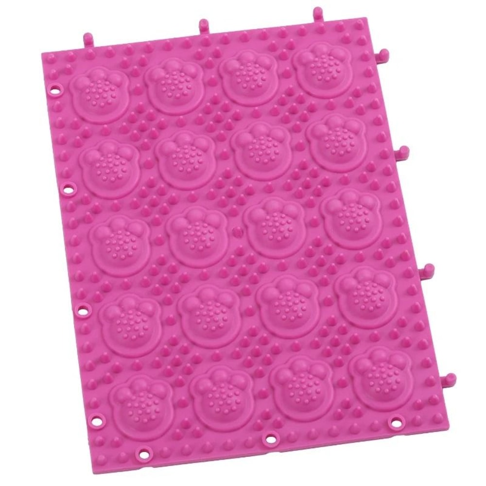 Modular Silicone Wall Scratcher Grooming Mat 6