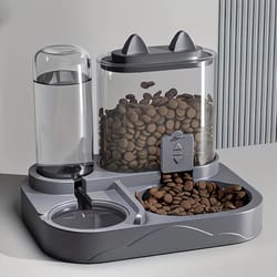 2-in-1 gravity feeder & automatic waterer station