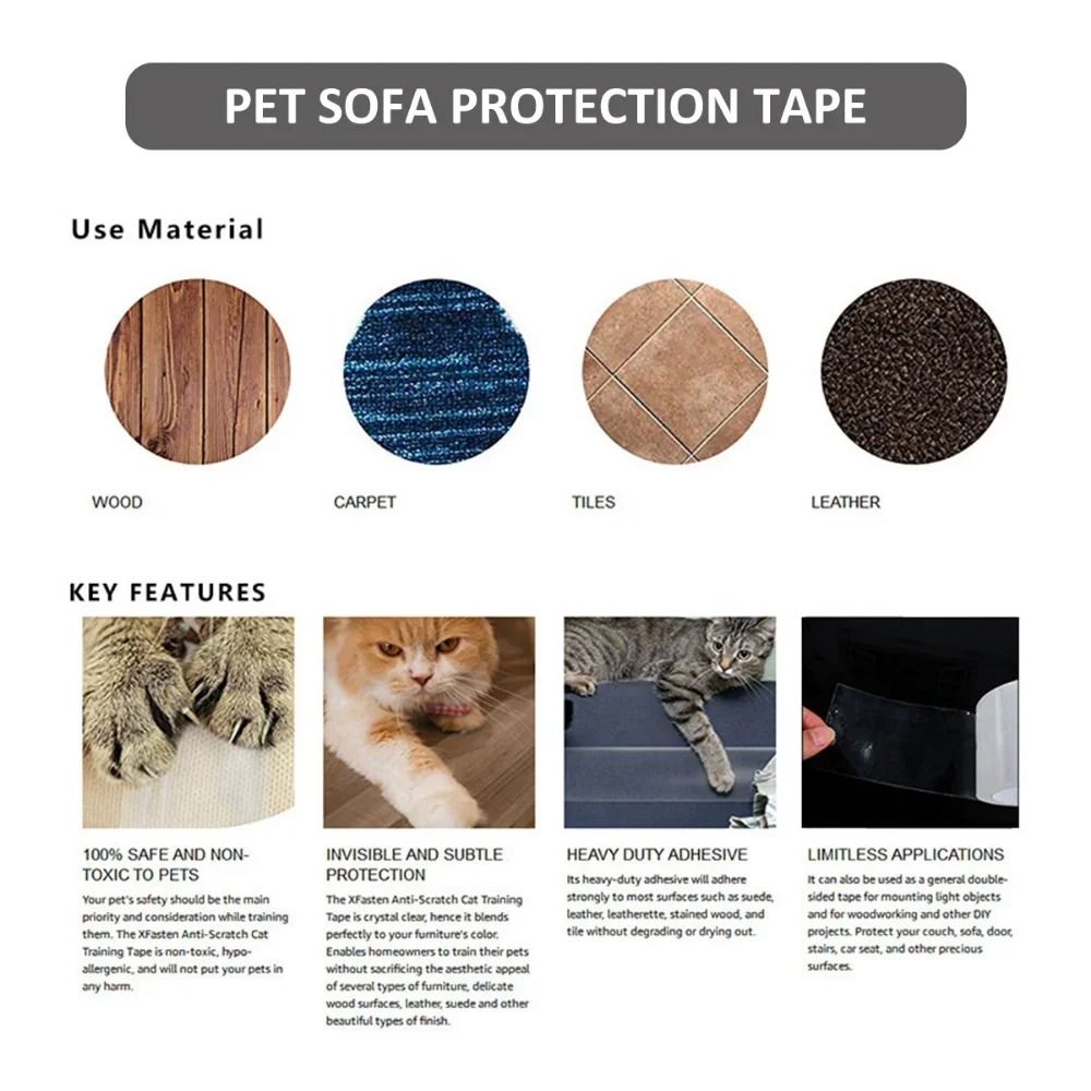 ClearGuard Invisible Furniture Protection Tape 4