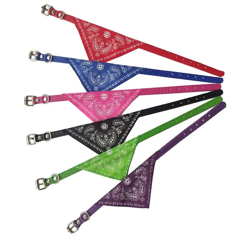 PatternPrint Boutique Cat Bandana Collar 4