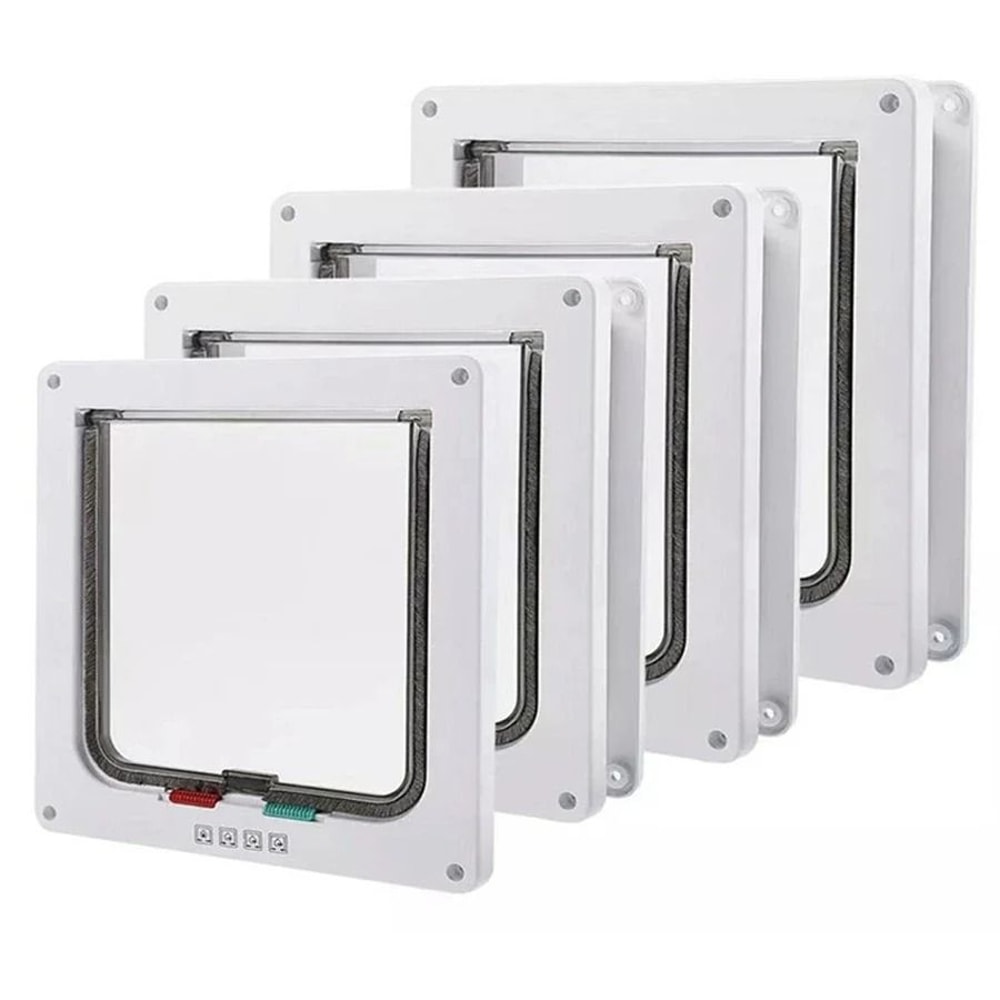 SafeGuard 4Way Locking Weatherproof Cat Door 3
