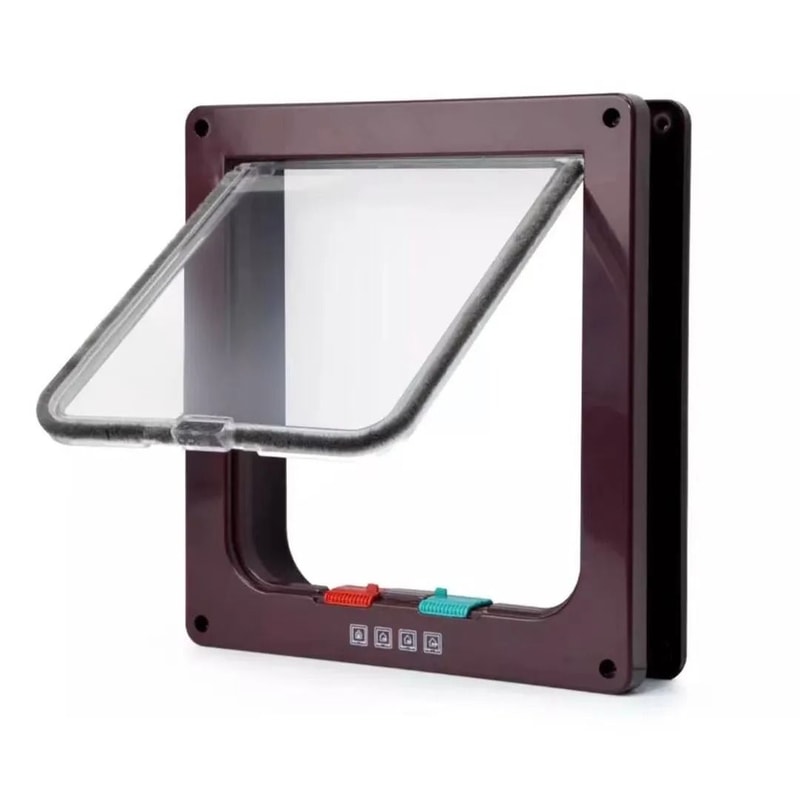 SafeGuard 4Way Locking Weatherproof Cat Door 8
