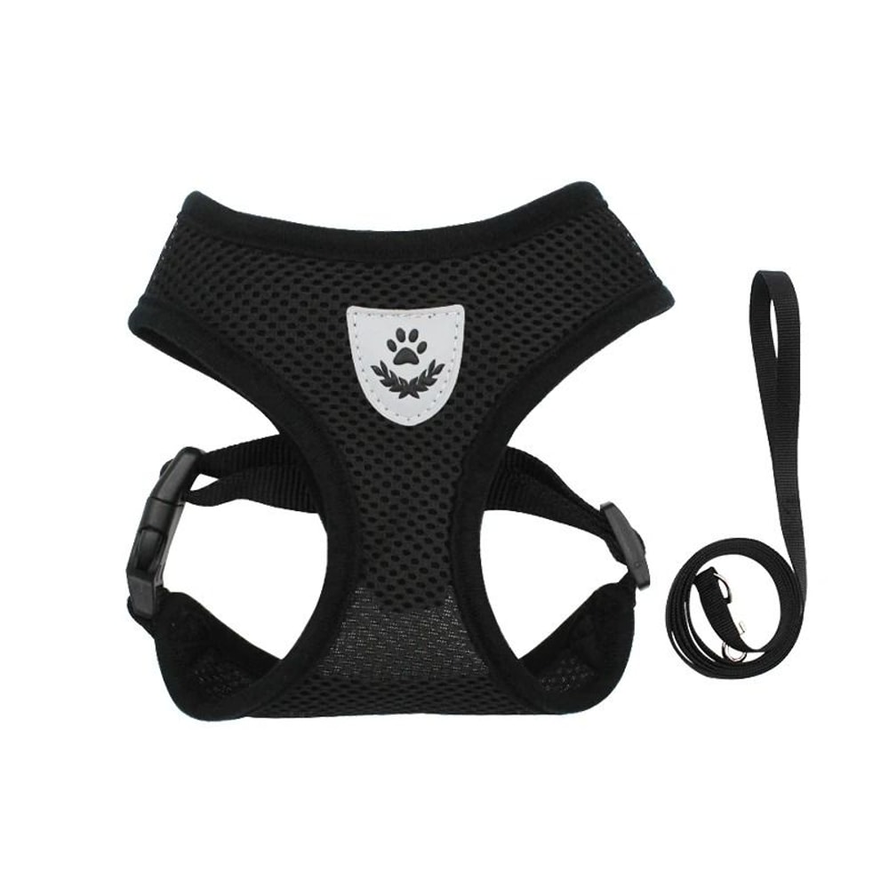 SafeStride EscapeProof Soft Mesh Harness Leash Set 1