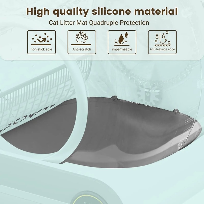 Automatic SelfCleaning Litter Box Silicone Liner 5